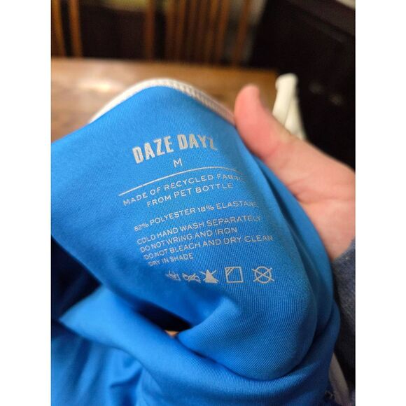 DAZE DAYZ: Cobalt Tube One-Piece Swimsuit sz Medium - Picture 5 of 5